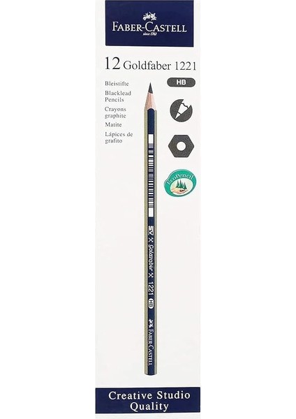 Faber Castell Goldfaber 1221 Dereceli Kurşun Kalem