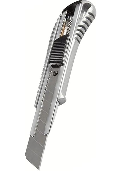 Dayanıklı Alüminyum Gövde 18MM Profesyonel Falçata Bıçak +10 Adet Yedek Maket Bıçak (Maket Bıçağı) fiyatları