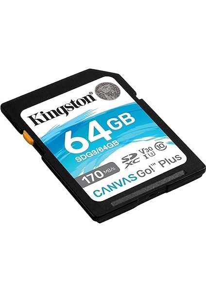 Canvas Go! Plus 64GB Sdxc Hafıza Kartı SDG3/64GB 170MBS - 70MB/S Kadar Okuma - Yazma, UHS-I,U3,V30, Dlsr, 4K Video Kaydı fiyatları