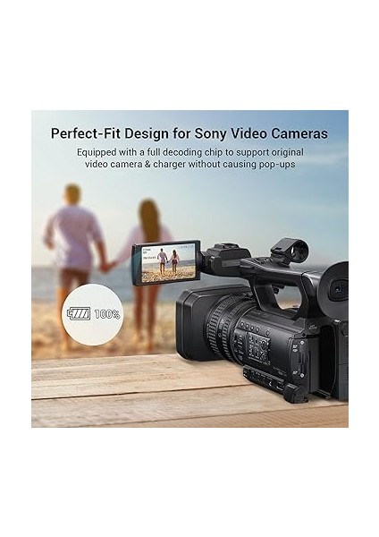 Sony ile Uyumlu NP-F970 Batarya + Şarj Kiti indirimleri