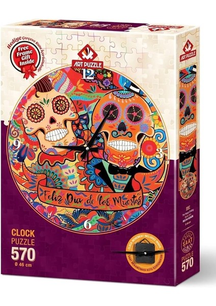 Puzzle Mutlu Son 570 Parça Saat Puzzle