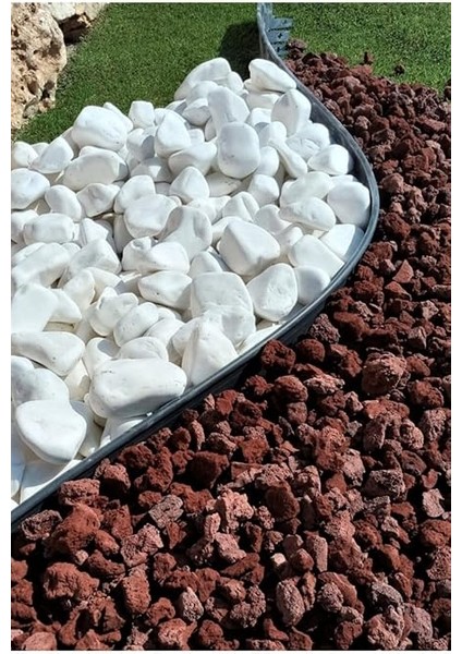 Çim Ayırıcı 10 Metre Siyah Renk Çim Sınırlayıcı Taş Toprak Ayıracı Çim Taş Toprak Bariyeri