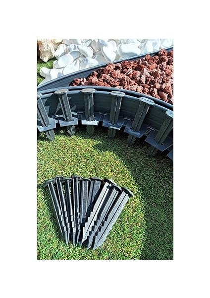 Çim Ayırıcı 10 Metre Siyah Renk Çim Sınırlayıcı Taş Toprak Ayıracı Çim Taş Toprak Bariyeri fırsatları