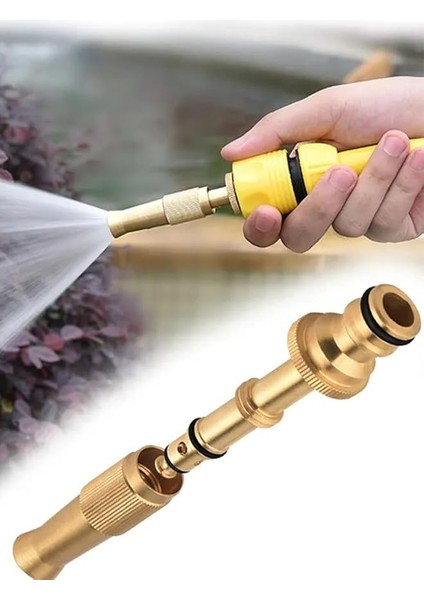 Tazyikli Su Püskürtme Bahçe Sulama Püskürtme Hortum Başlığı Yüksek Basınçlı Ayarlanabilir
