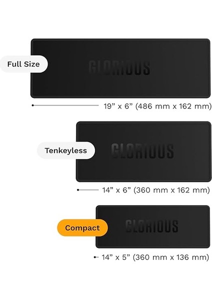 Boyut 36 x 13.6 cm Siyah Klavye Matı modelleri