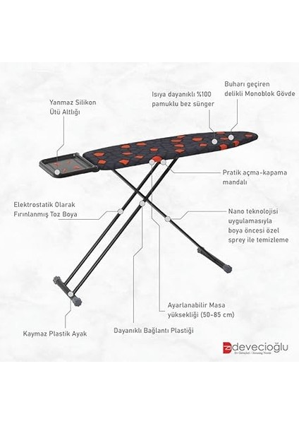 Harbinger Comfort Ütü Masası MM340 modelleri
