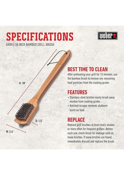 18 "ızgara Fırçası/kazıyıcı fırsatları