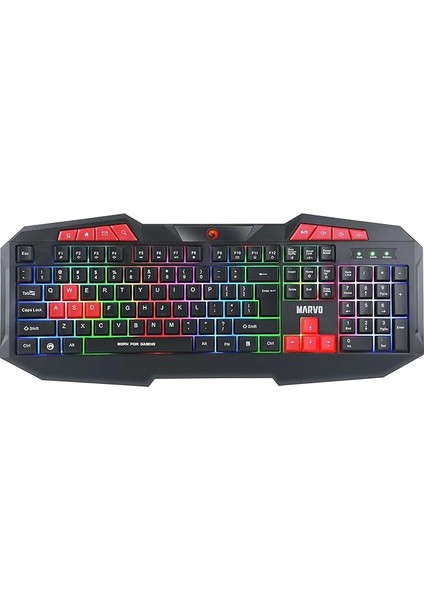 K602 Tr Wired Membrane Switch 26-Tuş Anti-Ghost Rgb Gaming Keyboard