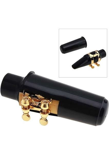 Alto Sax Ağızlık Seti, Profesyonel Alto Saksafon Ağızlık Kiti, Kapaklı Metal Toka Kamış Pedleri Müzik Aletleri Alto Saksafon Değiştirme Için fırsatları