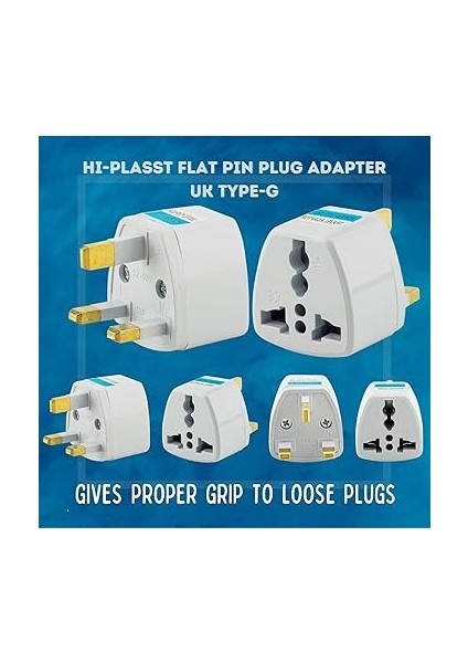 Uluslararası Seyahat Adaptörü 2’li Set, Tip C Avrupa + Tip G Ingiltere Adaptör Fişi, 150+ Ülke Uyumu, Çoklu Uç Fiş Desteği, Hac/umre/abd/ab/ingiltere/avustralya Priz Dönüştürücü fiyatları