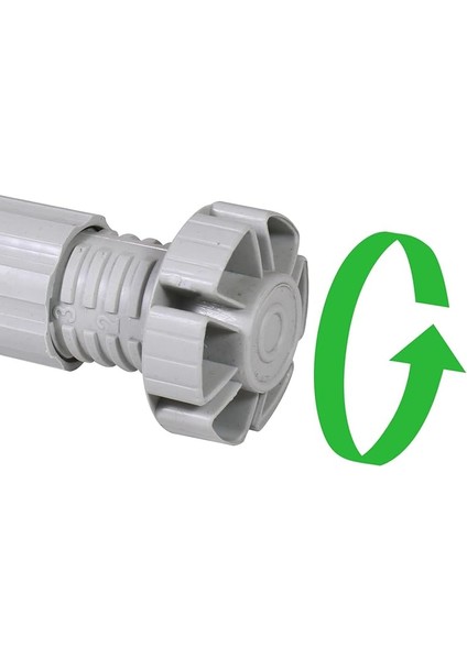 Mobilya Kanepe Baza Tezgah Dolap Ünite Ayağı Ayarlı 10 cm Gri Ayak (10 Adet) fırsatları