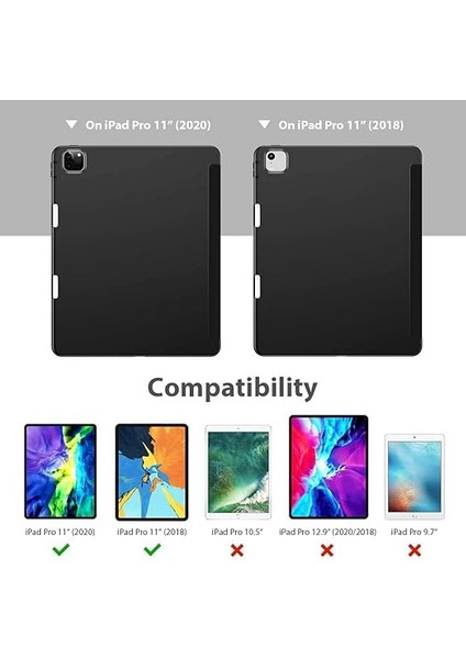 iPad Pro 11 2020 Kılıf-Rebound Pencil-Black fiyatları