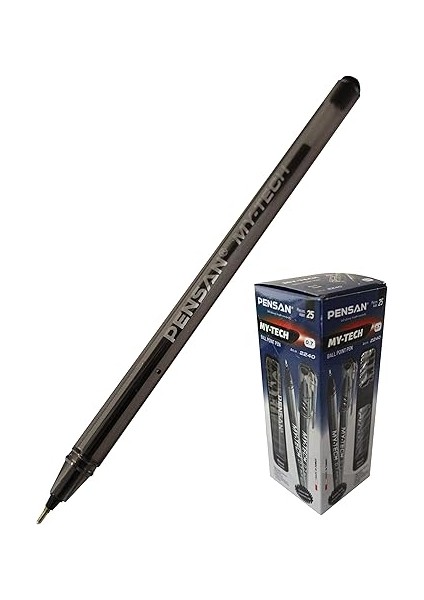 1,0 mm My-Tech Tükenmez Kalem 25LI Siyah - PE02250TKSI25 fiyatları