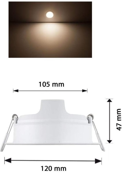 59448 Meson 105 7W 40K Wh Recessed LED fırsatları