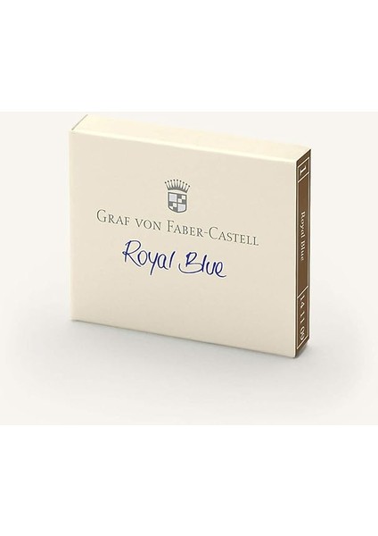 Von Faber-Castell Dolma Kalem Kartuşu 6'lı Royal Mavi