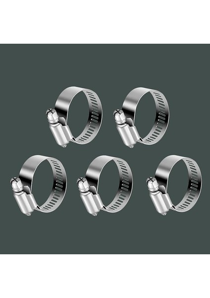 Adet Hortum Kelepçesi Tork Ayarlı 10X16 mm Paslanmaz Çelik Boru Metal Kelepçe Ayarlanabilir Klips