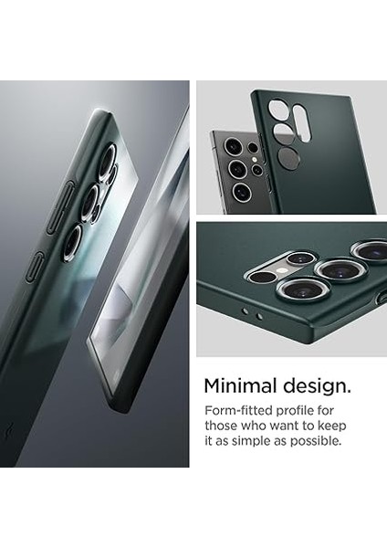 Galaxy S24 Ultra Kılıf Thin Fit Abyss Green - ACS07282 fırsatları