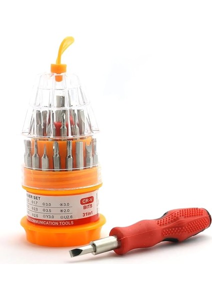 Toptan 31 Parça Hassas Tornavida Bits Uç Tamir Seti Taşınabilir Yumurta Tornavida