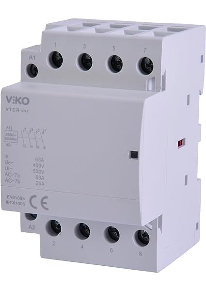 Vtcr-63/40 Sessiz Kontaktör 63A 4no modelleri
