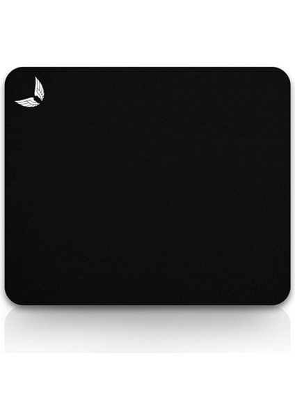 Gaming Oyuncu Gamer Mouse Pad, Kaymaz Taban Orta Boy Medium Ofis Tipi Mouse Ped, Fare Altlığı, Düz Masa Koruyucu Klavye Altı Mousepad, Siyah, 27X23 cm