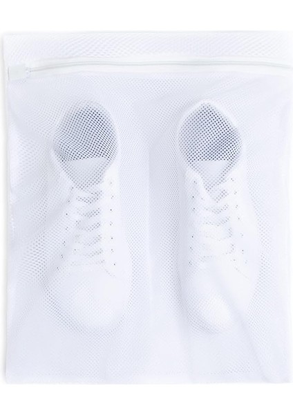 Home Textile Beyaz Renk Ayakkabı Yıkama Filesi 35 x 40 cm