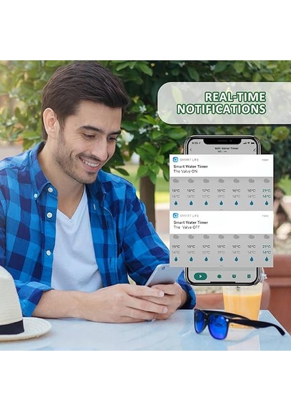 Bahçe Sulama Bilgisayarı, Wifi Hub, 2 Çıkış, Su Geçirmezlik Ipx5, Otomatik Sulama, Bahçe, Çim Için Su Zamanlayıcısı indirimleri
