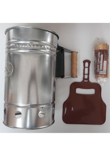 Mangal Barbekü Yakma Seti Kormatik Çıra Yelpaze Közmatik Mangal Yak