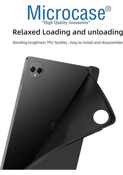 Huawei Matepad Pro 12.2 Inch Papermatte Edition Tablet Tpu Silikon Kılıf - AL8103 (Siyah) fırsatları