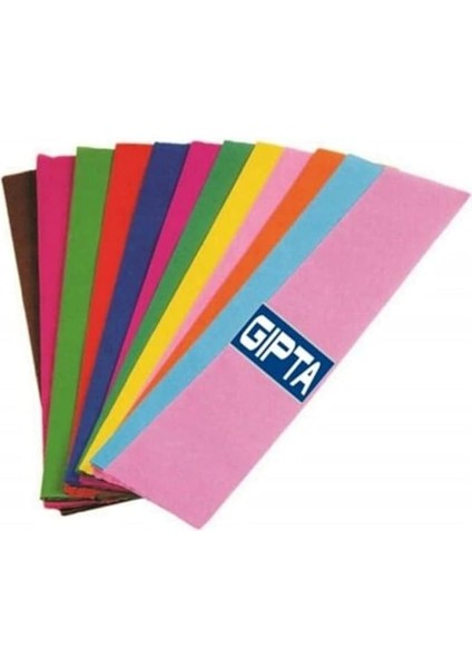 54233 Krepon Kağıdı 50X200 10 Renk Karışık 9138