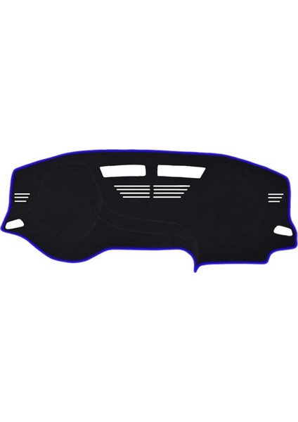 Torpido Koruma Halısı Siyah Kenar Renk Mavi Renault Megane 4 ile Uyumlu