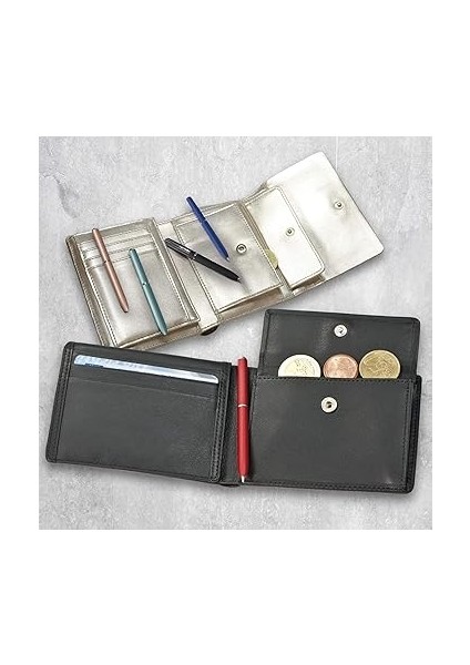 Drehkugelschreiber Mini Cüzdan Black, Metal Klips ve D1-Standardmine fiyatları