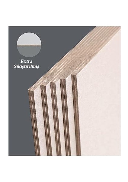 Mukavva Gri 3 mm 10 Adet 1 Paket 14,8X21 cm A-5 Mukavva 3 mm Kalınlığında A-5 Mukavva modelleri