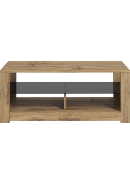 Cam Raflı Orta Sehpa Naturel, Ev-Ofis indirimleri