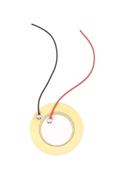 20 Adet 27 mm Piezo Disk Elemanı Sensörü Leads Mic Drum Trigger Akustik Pickup Gitar Için fiyatları