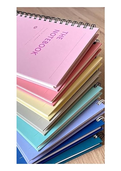 Tanıtım Sert Mukavva Kapaklı Spiralli 80 Yaprak Çizgili A5 Not Defteri, Not Defteri, Okul Defteri, 8 Farklı Renk Seçeneği, Ofis Için Ideal, Planlayıcı (Banana Milk Kapak Rengi) fiyatları