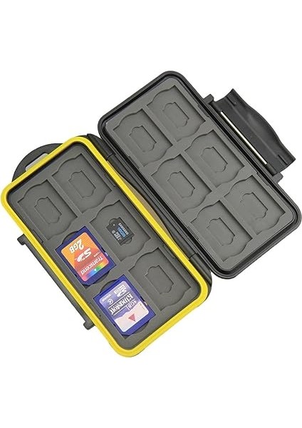 Çoklu Memory Card Case MC-SDMSD24 Hafıza Kartı Koruma Kutusu 12 Adet Sdhc ve 12 Adet Microsd Kart Için – Son Derece Su Geçirmez ve Darbeye Dayanıklı Kutu Kasa Kasa Çanta Kılıf Saklama Kutusu fiyatları