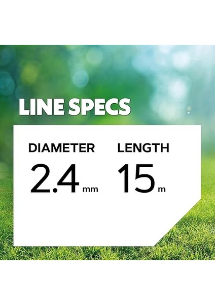 Yuvarlak Çim Biçme Ipi, 2,4 Mm, Turuncu, Çim, Yabani Ot, Çim ve Çiçek Tarhları Için, Bahçe Işleri ve Çim Bakımı, Naylon Iplik, Çoğu Çim Biçme Makinesi Için, 2,4 mm x 15 M (69-362-OR) fiyatları