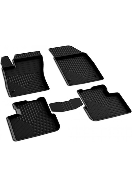 Autoaccessories Fiat Egea Sedan ile Uyumlu 4d Havuzlu Kauçuk Paspas 2015 ve Üstü