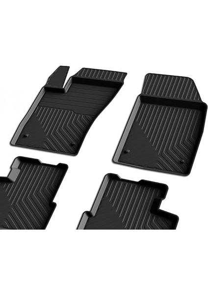 Autoaccessories Fiat Egea Sedan ile Uyumlu 4d Havuzlu Kauçuk Paspas 2015 ve Üstü modelleri