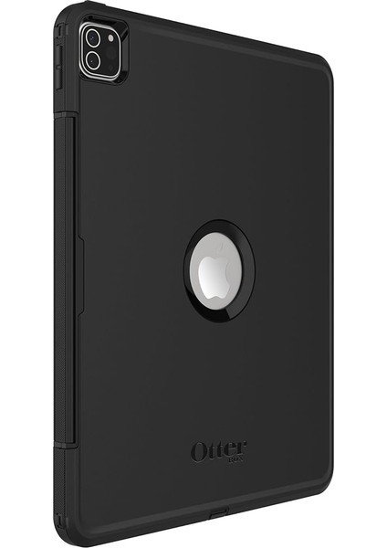 iPad Pro 12.9" (3. Nesil 2018/4. Nesil 2020/ 5. Nesil 2021/6. Nesil 2022) Defender Kılıf, Entegre Ekran Koruyuculu Ultra Sağlam Kılıf, Askeri Standartlara Göre 2 Kez Test Edilmiştir, Siyah fırsatları