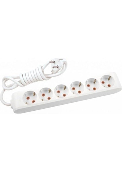 6 Lı 3 * 2,5 mm Ttr 10 Metre Uzatma Kablosu Seyyar Uzatma Kablosu