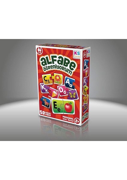 Games Çocuk Alfabe Öğreniyorum 58 Parça Puzzle