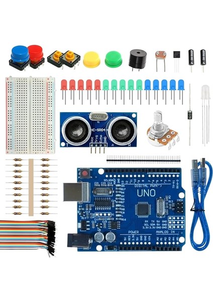 Robotik Kodlama Seti Eko Başlangıç (Arduino Temelli - Kutulu ve E-Kitaplı)