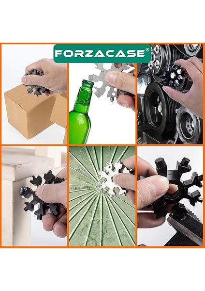 18IN1 Çelik Çok Amaçlı Kamp Bisiklet Anahtarlık Alyan Tornavida Takımı - FC402 modelleri