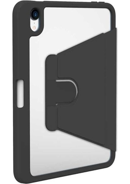 Ipad Mini 7 2024 ile Uyumlu Kapak Kalem Bölmeli 360 Dönebilen Kapaklı Kılıf, Siyah fiyatları