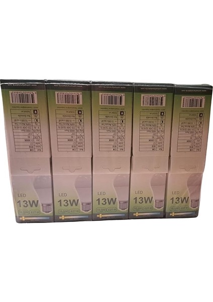 Uzlight 13W A60 E27 Duy 3000K Sarı Işık LED Ampul modelleri