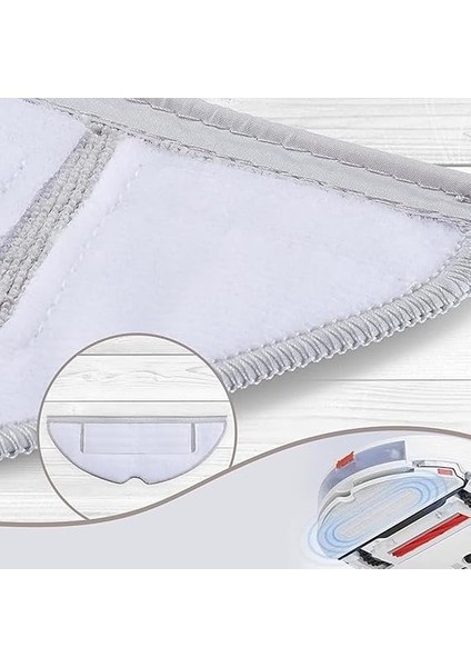 4 Adet Mop Paspas S7 S7 Max S7 Ultra T7 T7S Roborock ile Uyumlu Fiber Mop Paspas Yedek Parça fırsatları