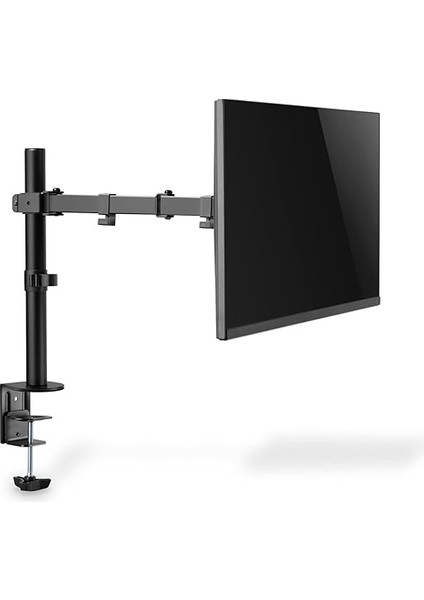 Monitör Tutucu - Masa Kelepçesi - 1 Monitör - 32 Inçe Kadar - 8 Kg'a Kadar - Vesa 75X75, 100X100 - Siyah, DA-90399 indirimleri