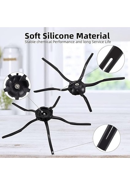 Siyah Set 10 Parça Roborock Q7 Max Ultra Set, Roborock Q7 Max Q7 Max+ Ultra Plus ile Uyumlu fırsatları