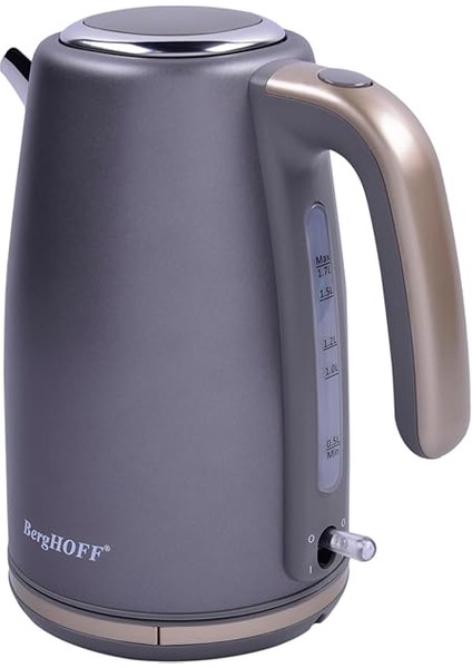 Gem Pearl 1,7 L Su Isıtıcı – 2200 W Paslanmaz Çelik Gövde | Gri Gold modelleri